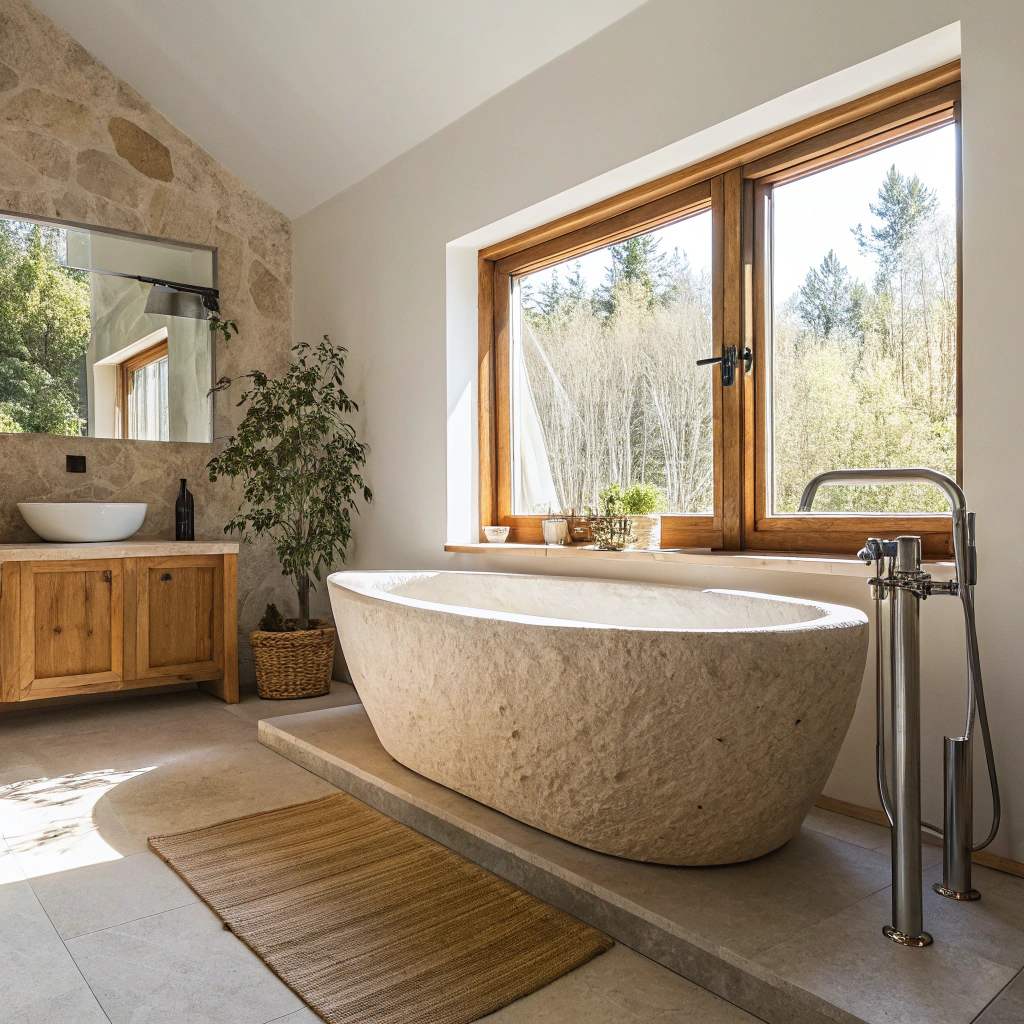 freestanding-bath-luxury-bathroom-renovation Freestanding bath luxury bathroom renovation Wollongong