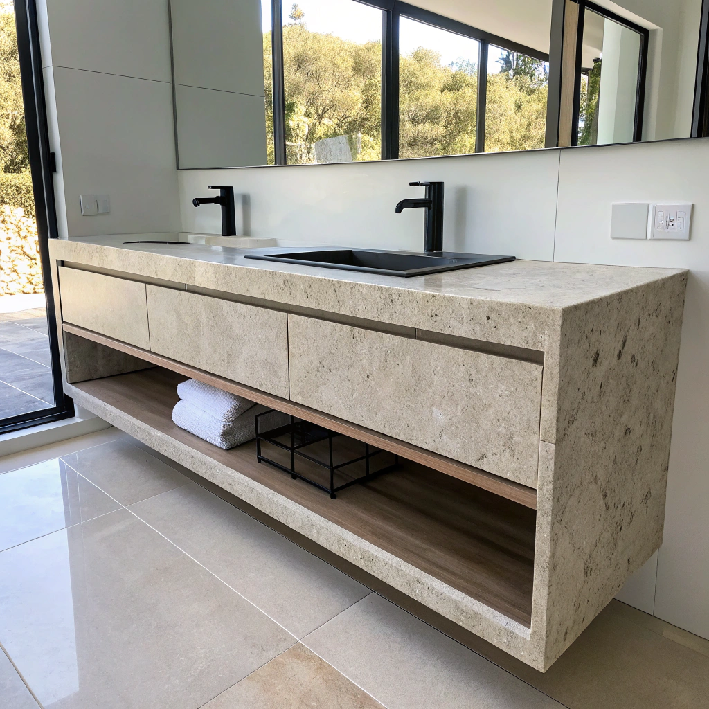 wall-hung-vanity-lever-tapware-accessible-bathroom